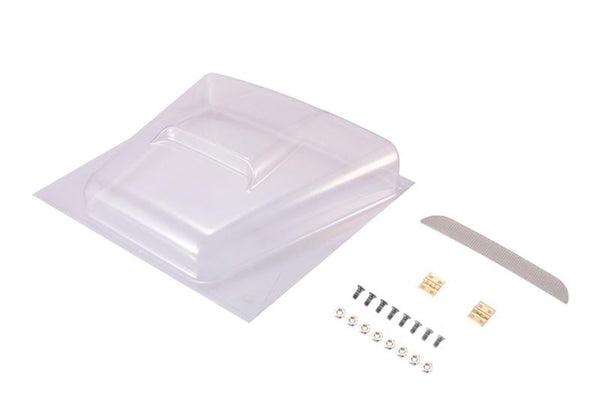 R/C Scale Accessories : Transparent Hood For 1:10 Traxxas TRX-4 Trail Defender Crawler - 20Pc Set