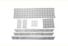 R/C Scale Accessories : Stainless Steel Slip Proof Tread For TRX-6 Mercedes-Benz G63 (88096-4) / TRX-4 Mercedes-Benz G500 (82096-4) Body Sides (Amg Version B) - 67Pc Set Silver