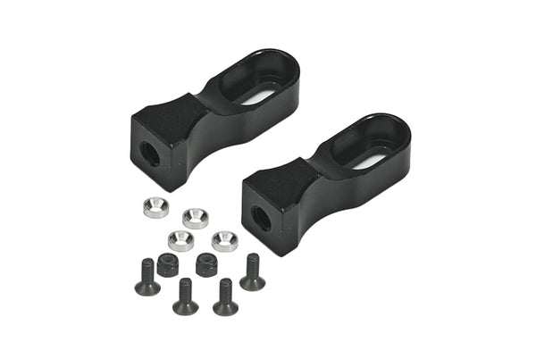 Aluminium 7075 Servo Mount For Tamiya 1/10 RC Car TT01 Upgrade Parts - Black