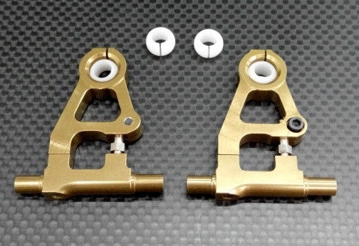 Tamiya TT-01D, TT-01 XB Pro Aluminum Front Upper Arm - 1Pr (Drift) Golden Black