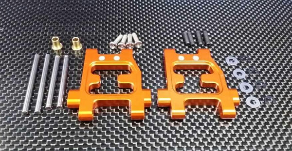 Tamiya TT-01D, TT-01 XB Pro Aluminum Rear Lower Arm - 1Pr (Drift) Orange