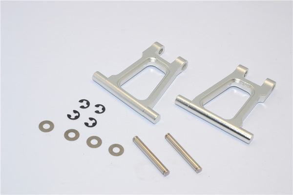 Tamiya TT-01 Aluminum Rear Upper Arm Set - 1Pr Silver