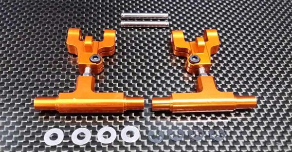 Tamiya TT-01D, TT-01 XB Pro Aluminum Rear Upper Arm - 1Pr (Drift) Orange