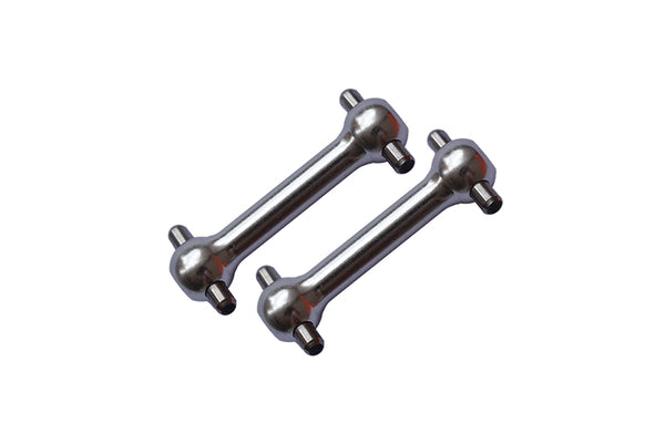 Tamiya TT-01 / TT-01D / TT-02 Aluminum Front/Rear Dog Bone (31mm) - 1Pr Silver