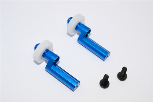 Tamiya TT-02 Aluminum Battery Post - 1 Pr Blue