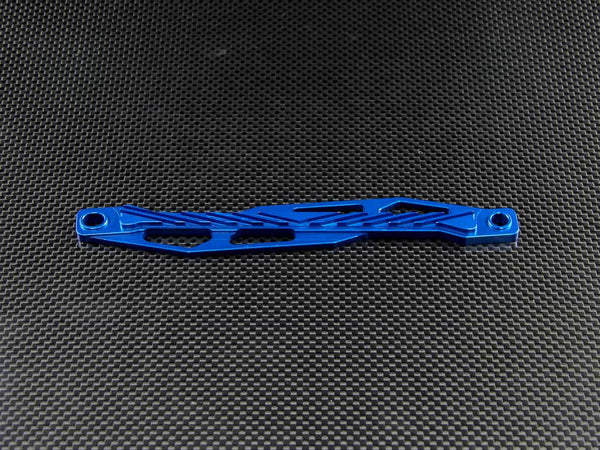 Tamiya TT-02 Aluminum Battery Holder Plate With Heat Sink - 1Pc Blue