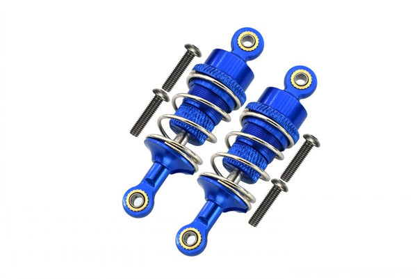 Tamiya TT-02 Aluminum Front/Rear Adjustable Aluminum Ball Top 53mm Damper - 1Pr Blue