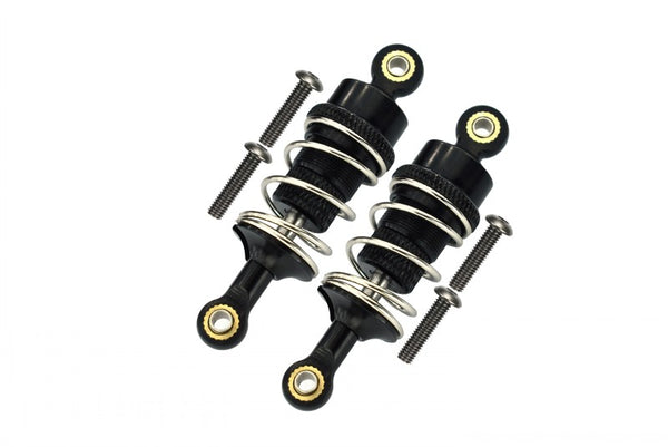 Tamiya TT-02 Aluminum Front/Rear Adjustable Aluminum Ball Top 53mm Damper - 1Pr Black