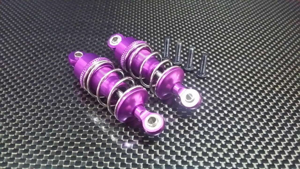 Tamiya TT-02 Aluminum Front/Rear Adjustable Aluminum Ball Top 53mm Damper - 1Pr Purple