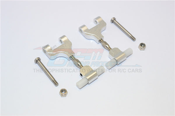 Tamiya TT-02 Aluminum Rear Adjustable Upper Arm - 1Pr Silver
