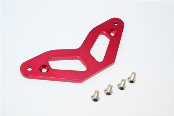 Tamiya TT-01 Aluminum Front Bumper Thick 3mm - 1Pc Red