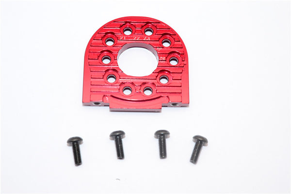 Tamiya TT-02B & TT-02 Aluminum Adjustable Motor Mount (For 16T-25T) - 1Pc Red