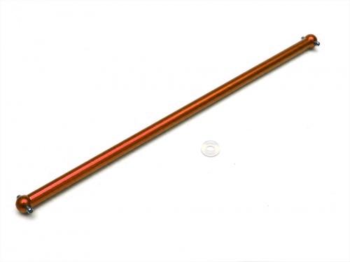 Tamiya TT02B / TT02 Aluminum Main Shaft - 1Pc Orange