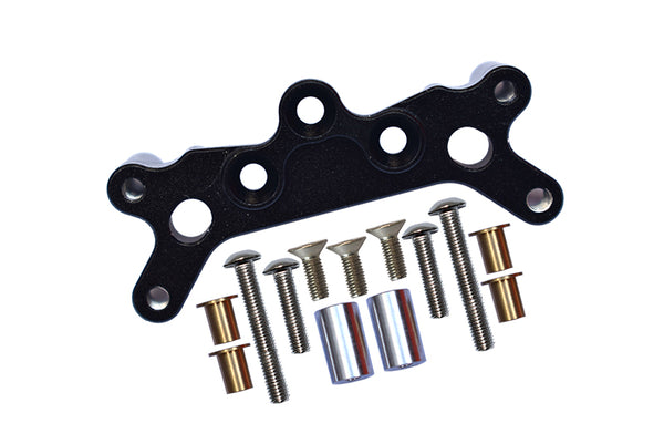 Tamiya TT02B Aluminum Front Damper Plate - 1Pc Black