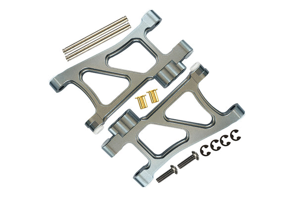 Tamiya TT02B Aluminum Front Lower Arm - 1Pr Gray Silver