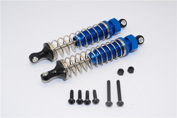 Tamiya TT02B Aluminum Rear Adjustable Spring Damper (95mm) - 1Pr Set Blue