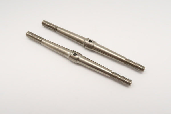 Titanium Special Cylinderical Turn Buckles 48mm Long Axle With 11mm Long M4 Thread - 1Pr