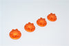 Aluminum Wheel Locker For Traxxas 1:5 X Maxx 6S / X Maxx 8S / XRT 8S Monster Truck Upgrades - 4Pc Set Orange