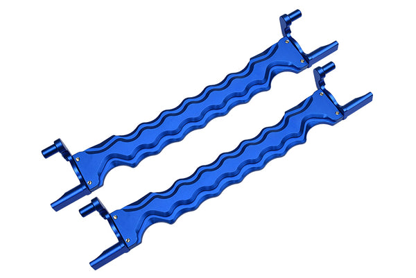 Traxxas X-Maxx 4X4 Aluminum Battery Holder - 1Pr Set Blue