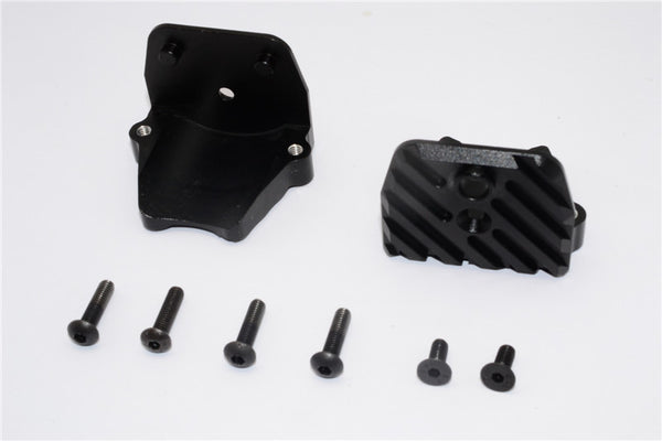 Traxxas X-Maxx 4X4 Aluminum Motor Heatsink Mount - 1 Set Black