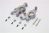 Traxxas X-Maxx 4X4 Aluminum Front Knuckle Arms With Collars - 1Pr Set Gray Silver