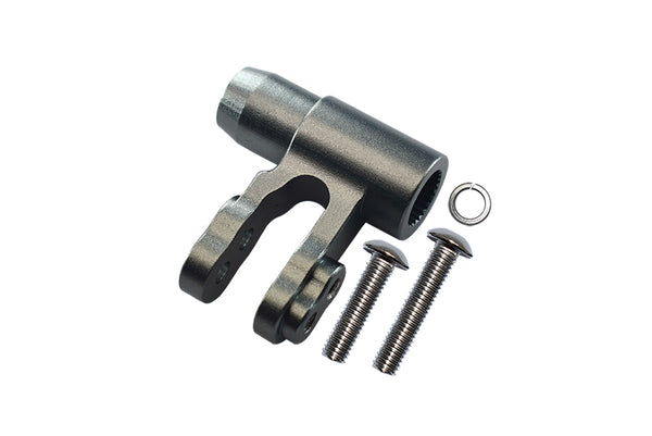 Traxxas X-Maxx 4X4 Aluminum Steering Post - 1Pc Set Gray Silver