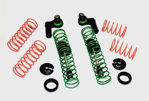 Traxxas X-Maxx 4X4 Aluminum Front/Rear L-Shape Damper Components - 1 Set Black