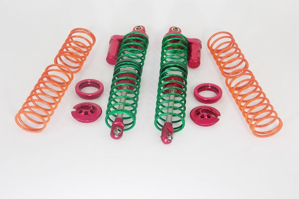 Traxxas X-Maxx 4X4 Aluminum Front/Rear L-Shape Damper Components - 1 Set Red
