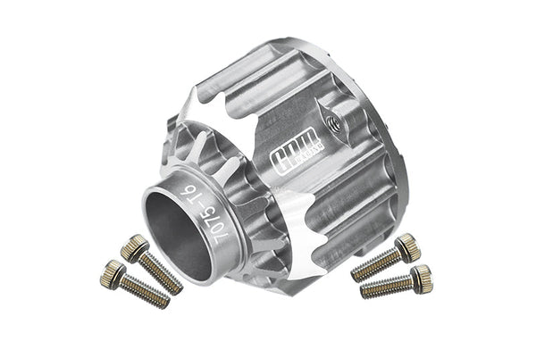 Aluminum 7075-T6 Front Or Rear Differential Case For Traxxas 1:5 X Maxx 6S / X Maxx 8S / XRT 8S Monster Truck Upgrades - Silver
