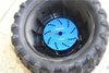 GPM For Traxxas 1/10 Maxx 4WD Monster Truck Upgrade Parts Aluminum +2mm Hex Brake Disk - 2Pc Set Blue