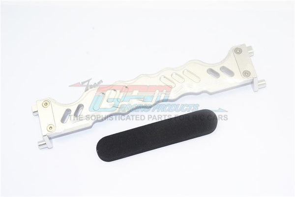 Traxxas 1/10 Maxx 4WD Monster Truck Aluminum Battery Hold-Down - 2Pc Set Silver