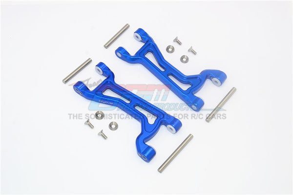 Traxxas 1/10 Maxx 4WD Monster Truck Aluminium Front Or Rear Upper Arms -1Pr Set Blue