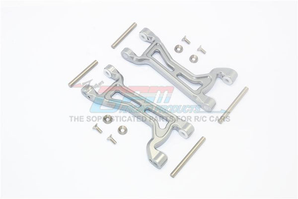 Traxxas 1/10 Maxx 4WD Monster Truck Aluminium Front Or Rear Upper Arms -1Pr Set Gray Silver