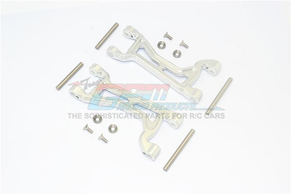 Traxxas 1/10 Maxx 4WD Monster Truck Aluminium Front Or Rear Upper Arms -1Pr Set Silver