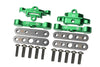 Aluminum Front + Rear Lower Arm Tie Bar Mount For Traxxas 1:10 4WD MAXX 89076-4 / 4WD MAXX with WideMAXX 89086-4 / 1:8 4WD Maxx Slash 6S 102076-4 Upgrades - Green