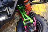 Traxxas 1/10 Maxx 4WD Monster Truck Aluminium Full Suspension Arm Set (Front + Rear & Upper + Lower Arms) - 56Pc Set Green