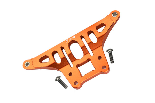 Traxxas Unlimited Desert Racer 4X4 (#85076-4) Aluminum Thickened Front Upper Arm Stabilizer - 1Pc Set Orange