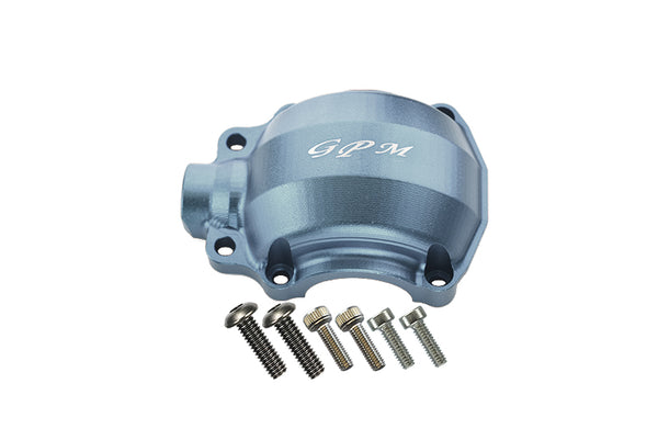 Traxxas Unlimited Desert Racer 4X4 (#85076-4) Aluminum Front Gear Box Cover - 1Pc Set Gray Silver