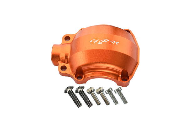 Traxxas Unlimited Desert Racer 4X4 (#85076-4) Aluminum Front Gear Box Cover - 1Pc Set Orange