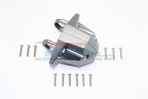 Traxxas Unlimited Desert Racer 4X4 (#85076-4) Aluminum Rear Axle Case Carrier - 1 Set Gray Silver