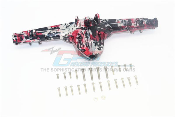 Traxxas Unlimited Desert Racer 4X4 (#85076-4) Aluminum Rear Axle Housing (With Carrier) Splatter Paint Version 2 - 1 Set