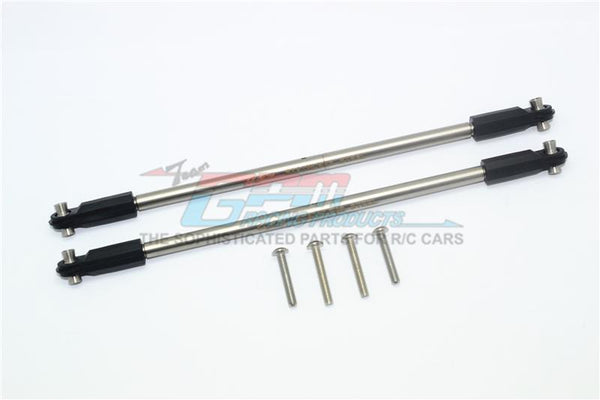 Traxxas Unlimited Desert Racer 4X4 (#85076-4) Stainless Steel Adjustable Rear Upper Chassis Link Tie Rods - 1Pr Set Original Color