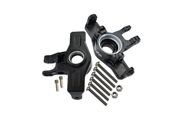 Traxxas Unlimited Desert Racer 4X4 (#85076-4) Aluminum Front Knuckle Arms - 1Pr Set Black