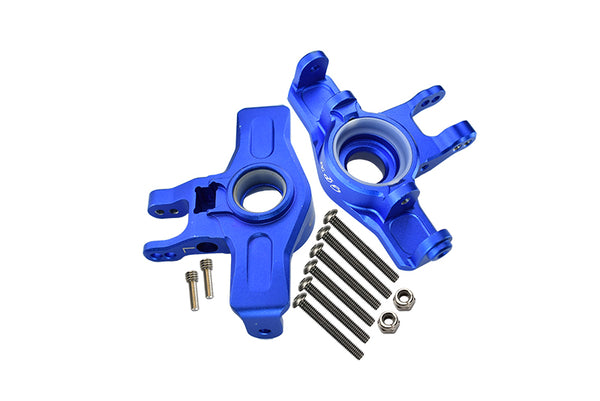 Traxxas Unlimited Desert Racer 4X4 (#85076-4) Aluminum Front Knuckle Arms - 1Pr Set Blue