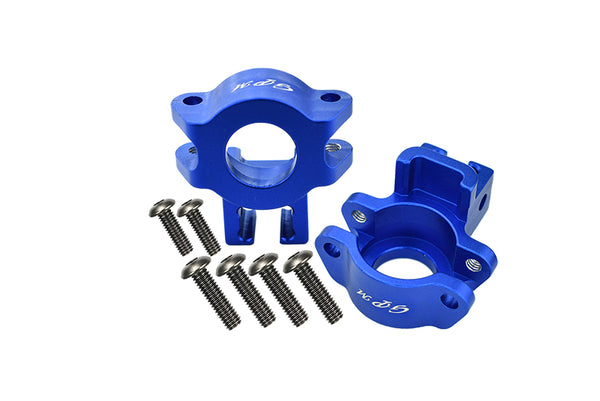 Traxxas Unlimited Desert Racer 4X4 (#85076-4) Aluminum Rear Axle Hub - 1Pr Set Blue