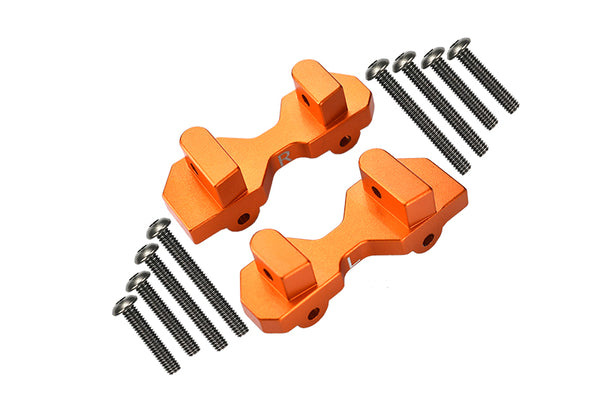 Traxxas Unlimited Desert Racer 4X4 (#85076-4) Aluminum Front Damper Mount - 1Pr Set Orange