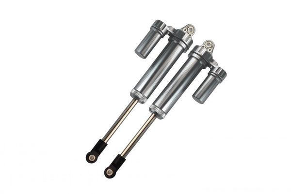 Traxxas Unlimited Desert Racer 4X4 (#85076-4) Aluminum Front L-Shape Internal Damper (135mm) - 2Pc Set Silver