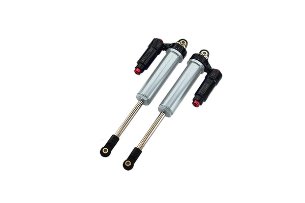 Aluminum 6061-T6 Front L-Shape Piggy Back (Built-In Piston) Internal Damper 135mm For Traxxas 1:7 Unlimited Desert Racer UDR Pro-Scale 4X4 (#85076-4) Upgrades - Silver