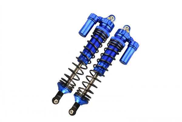 Traxxas Unlimited Desert Racer 4X4 (#85076-4) Aluminum Front L-Shape Spring Damper (135mm) - 2Pc Set Blue