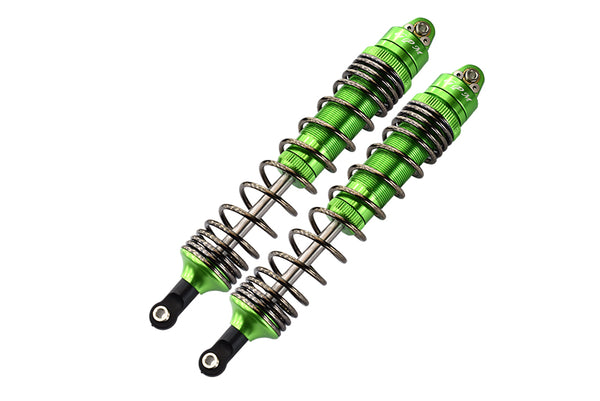 Traxxas Unlimited Desert Racer 4X4 (#85076-4) Aluminum Rear Spring Dampers (139mm) - 2Pc Set Green